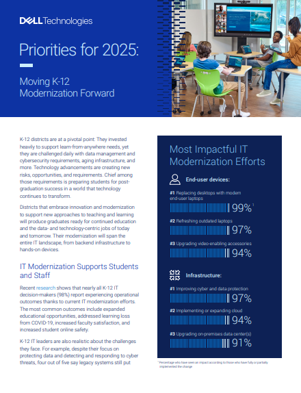 Moving K-12 Modernization Forward