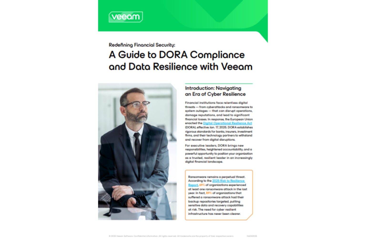 A Guide to DORA Compliance and Data Resilience with Veeam